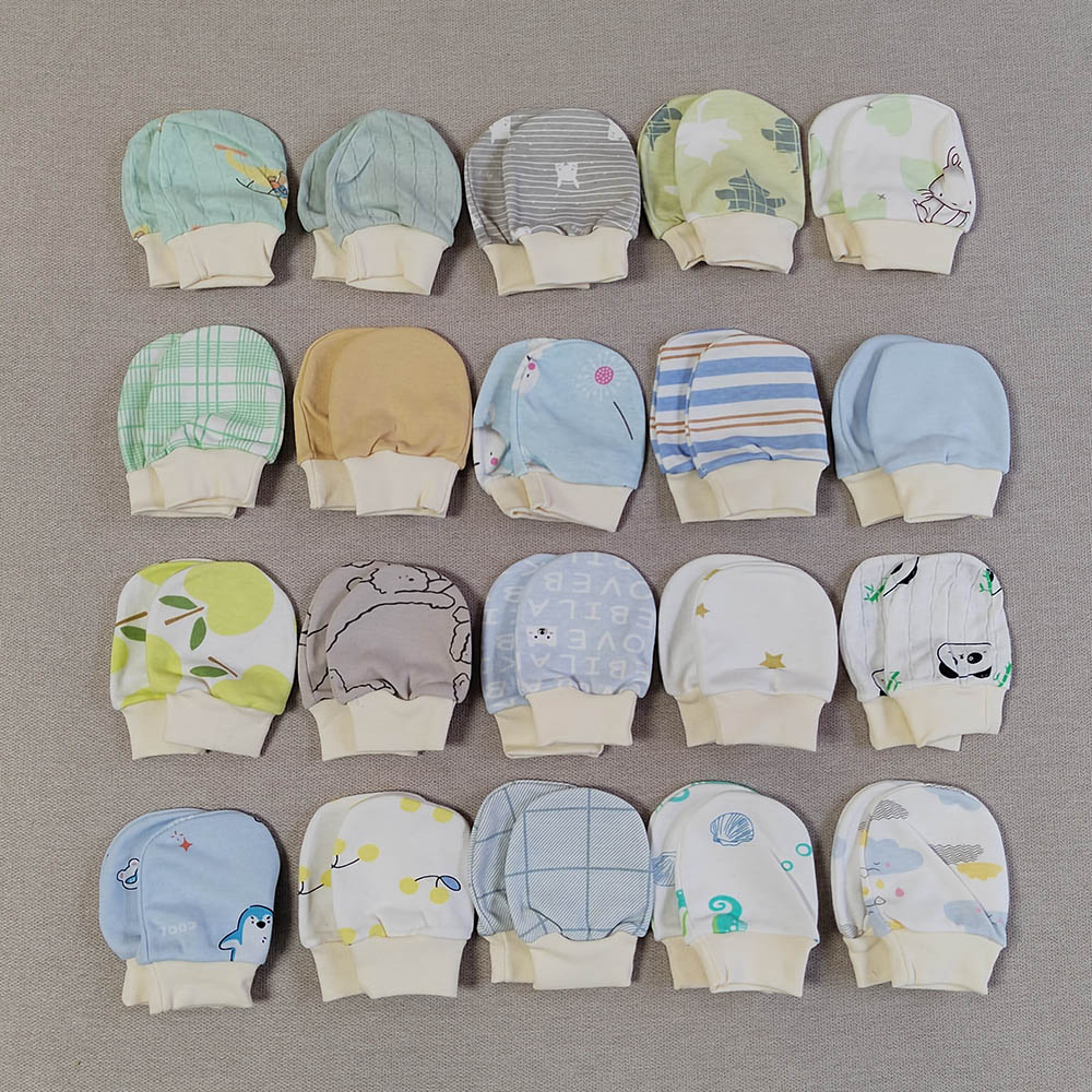 Baby Mittens Scratch - 5 Pairs Baby Mittens Newborn No