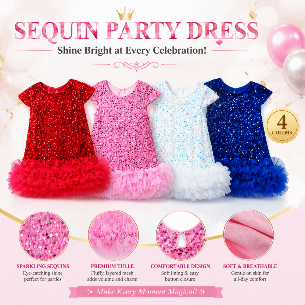 Baby Tutu Skirt - New Short Sleeved Girls Sequined Vest