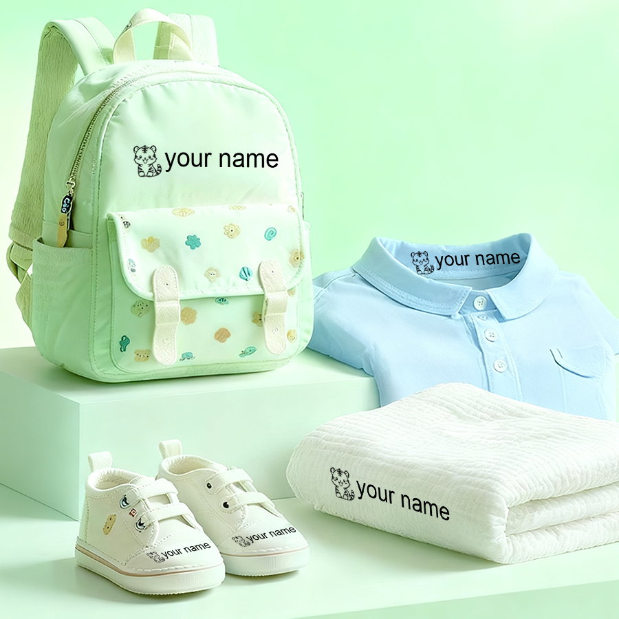 Personalized Kids Name Stamp-W - огляд і ціна Baby Clothing Names