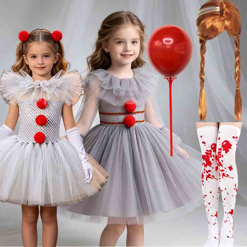 2026 Halloween Evil Clown Tutu - огляд і ціна Baby Tutu Skirt