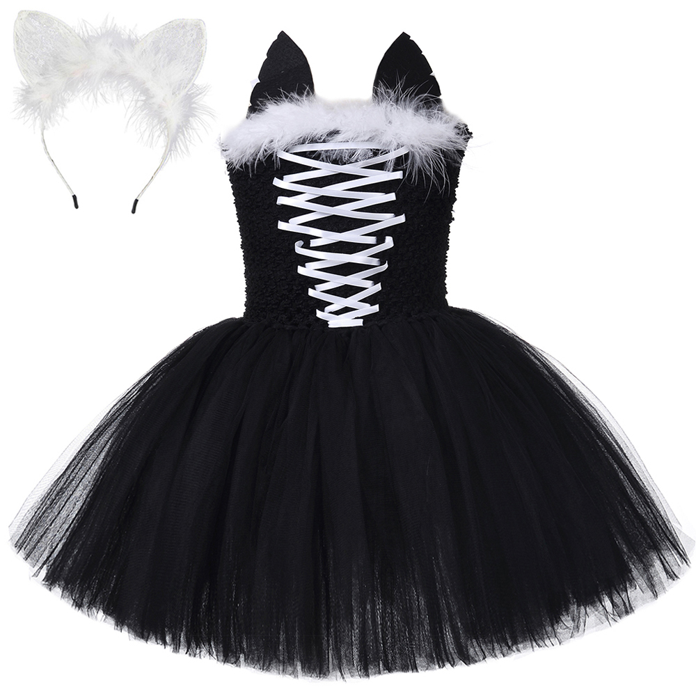 Black Cat Tutu Dress for Girls - огляд і ціна Baby Tutu Skirt