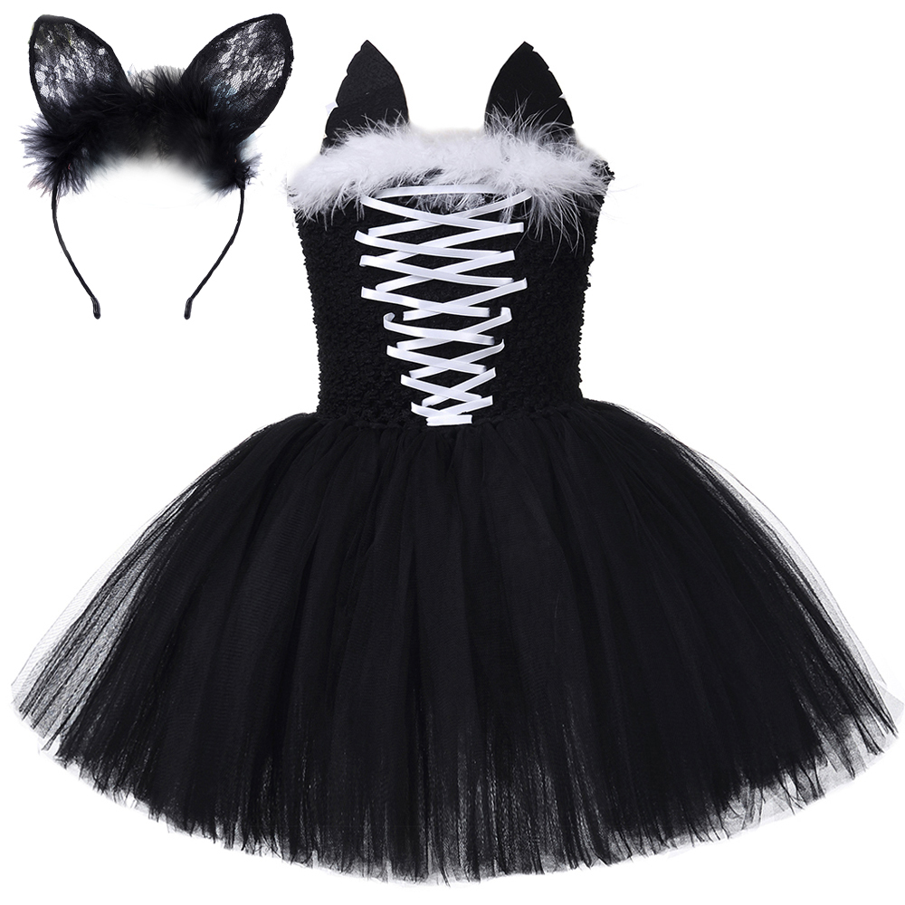 Black Cat Tutu Dress for Girls - огляд і ціна Baby Tutu Skirt