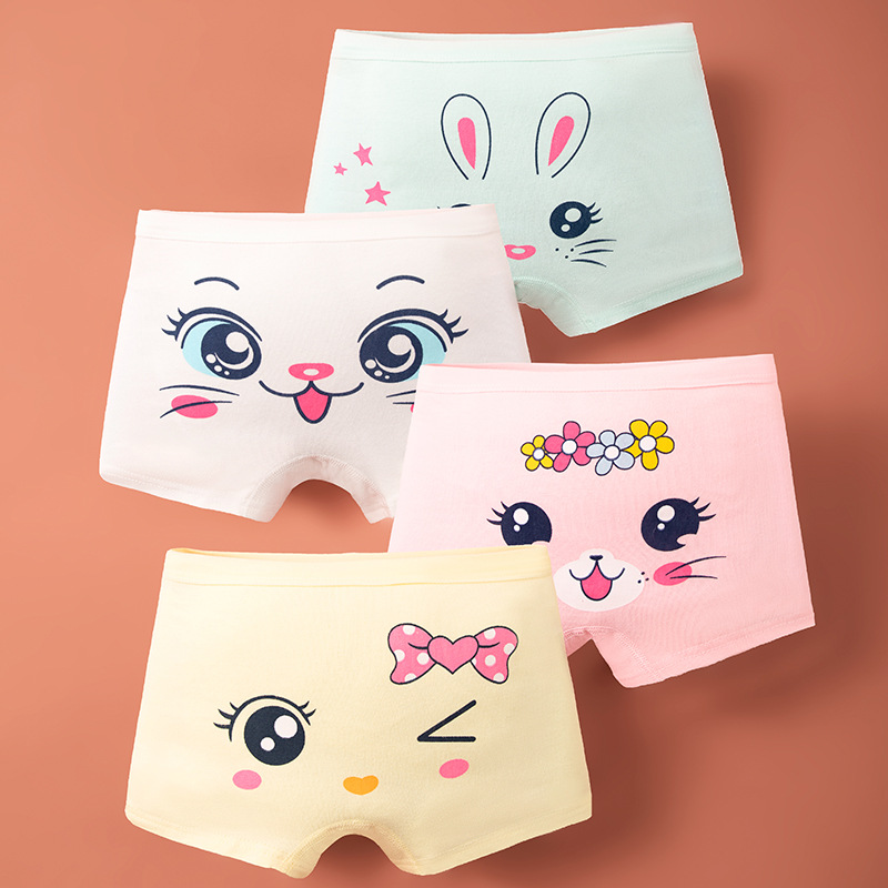 4pcs Cotton Girls Soft Panties - огляд і ціна Baby Xl