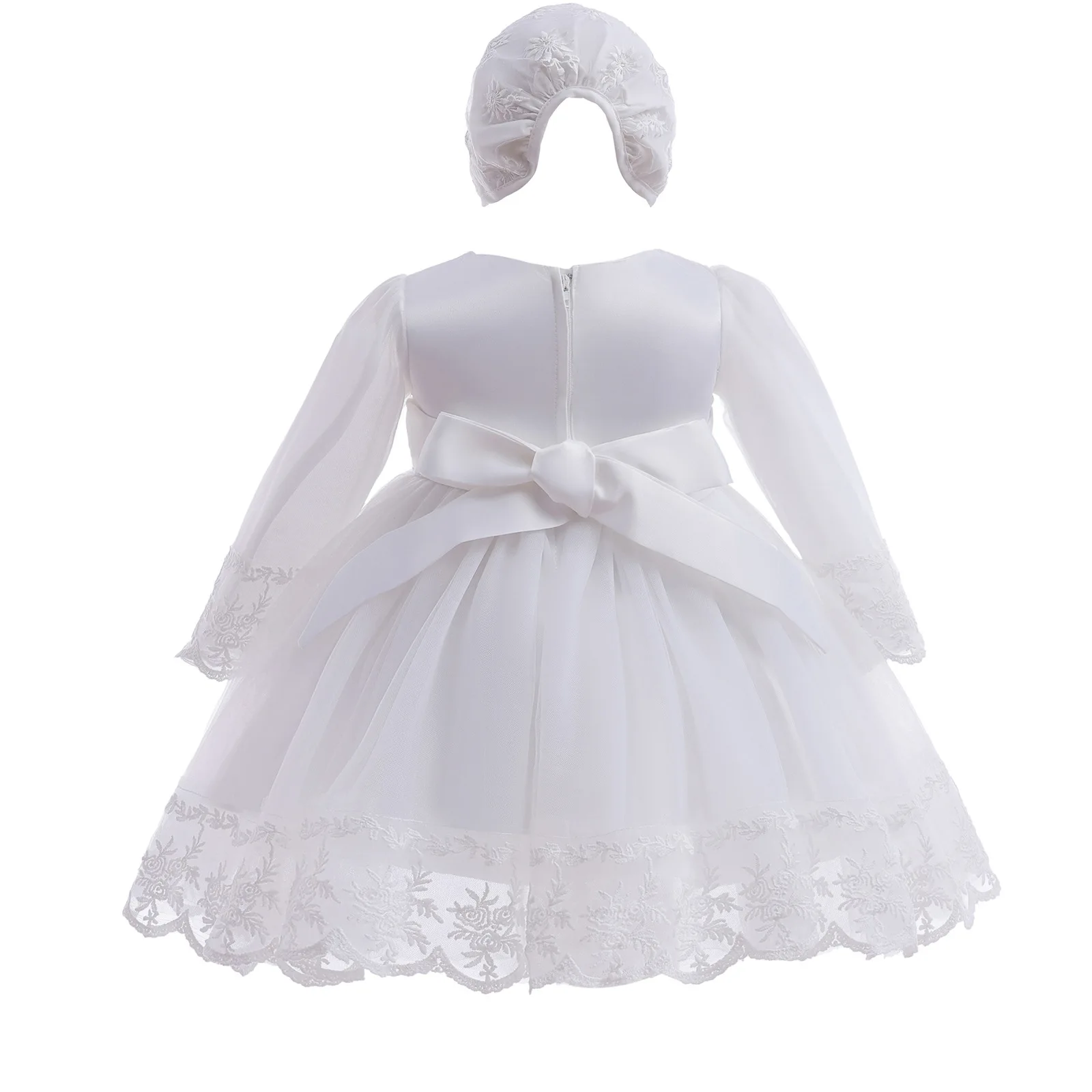 Baby Girl Dress White Embroide - огляд і ціна Baby Clothing Yarn
