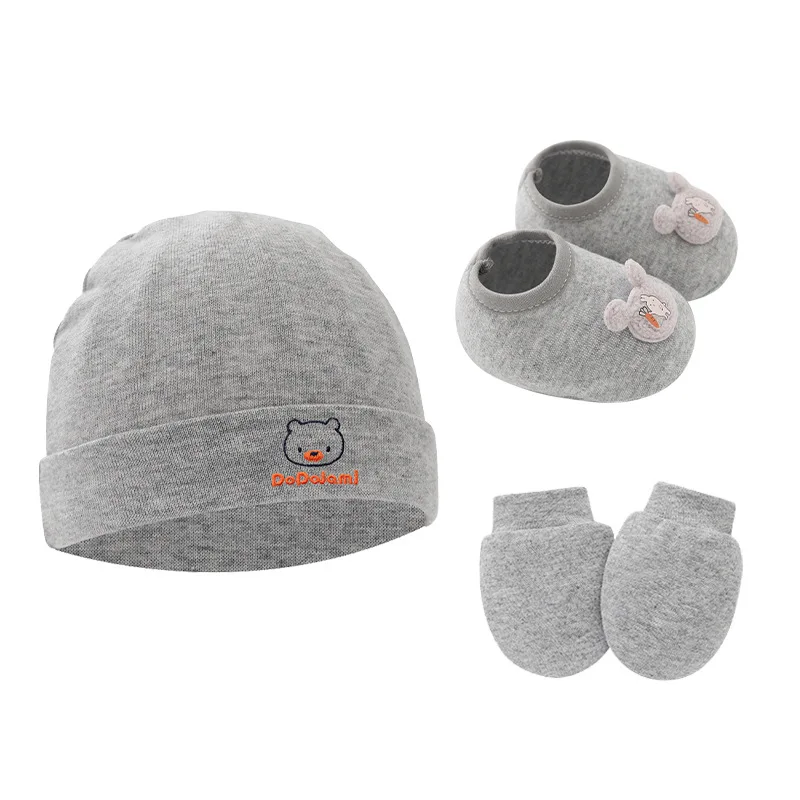 3PCS/Set Newborn Hat Gloves Sh - огляд і ціна Baby Mittens Scratch