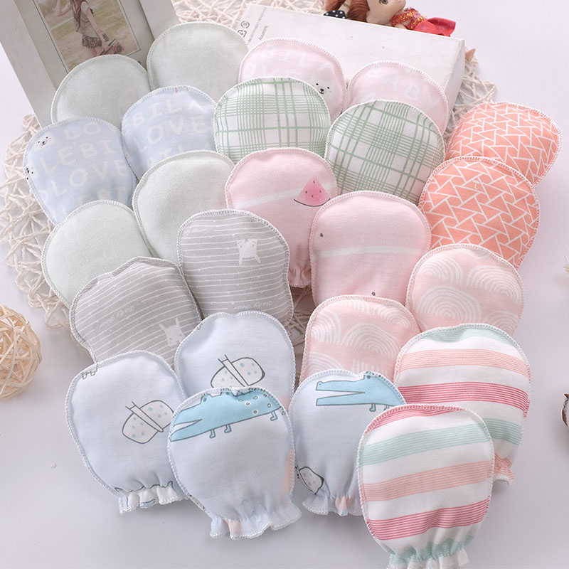 100% Cotton Newborn Mittens Co - огляд і ціна Baby Mittens Scratch