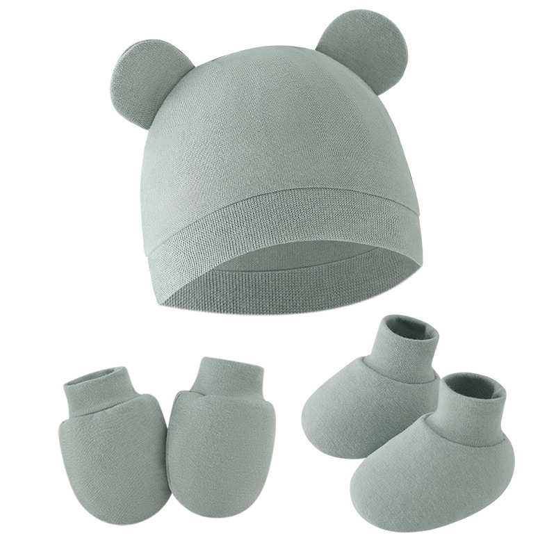 Cute Baby Hat Newborn Bonnet G - огляд і ціна Baby Mittens Scratch