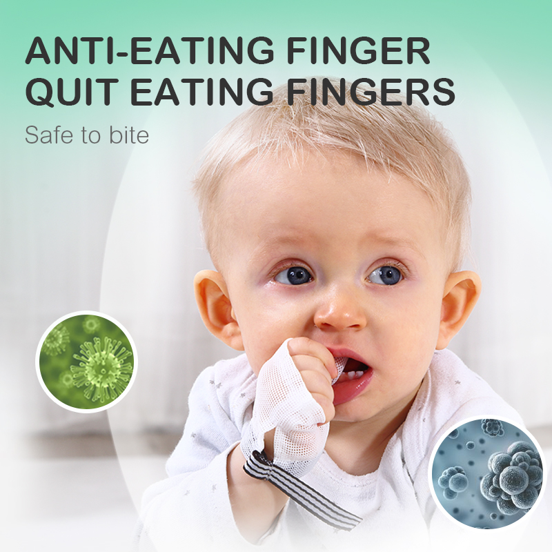 Baby Anti-eating Hand Gloves B - огляд і ціна Baby Mittens Scratch