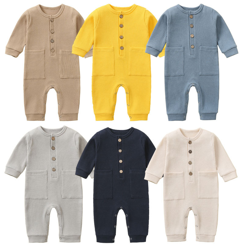 100% Cotton Waffle One-pieces  - огляд і ціна Baby Clothing Factory Shop
