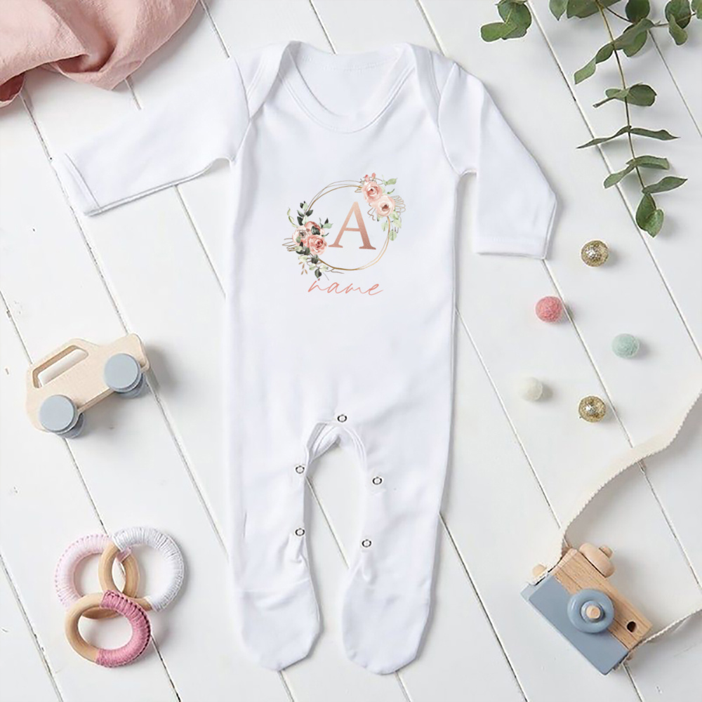 Personalised Baby Girl Sleepsu - огляд і ціна Baby Clothing Names