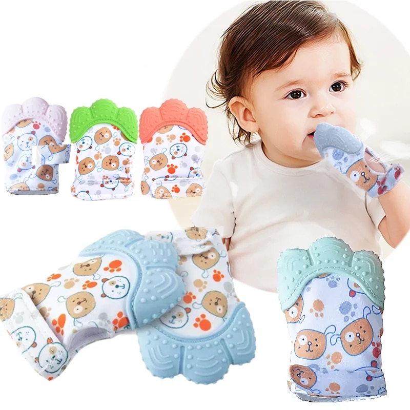 Cartoon Printed Baby Teether M - огляд і ціна Baby Mittens Scratch