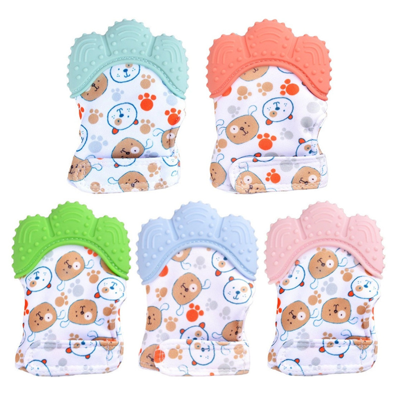 Cartoon Printed Baby Teether M - огляд і ціна Baby Mittens Scratch