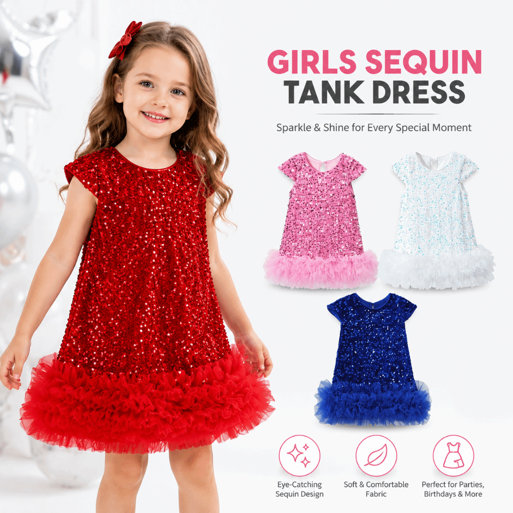 New Short Sleeved Girls Sequin - огляд і ціна Baby Tutu Skirt