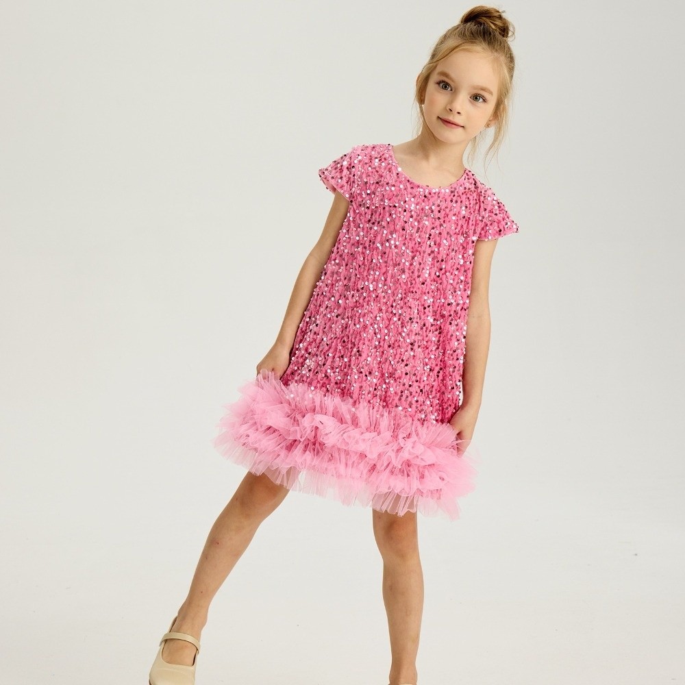 New Short Sleeved Girls Sequin - огляд і ціна Baby Tutu Skirt