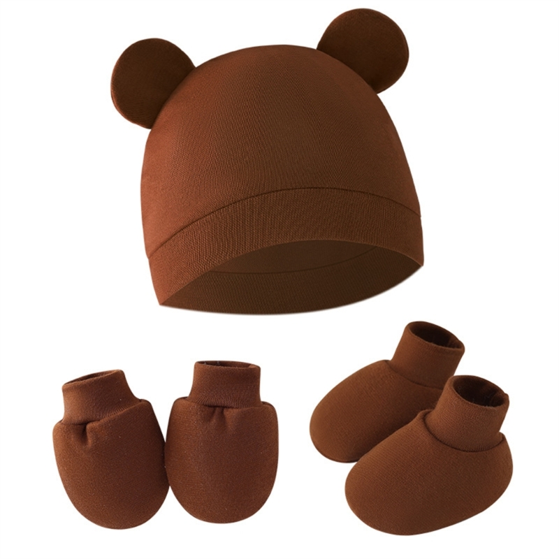 1 Set Newborn Beanie Cap with  - огляд і ціна Baby Mittens Scratch
