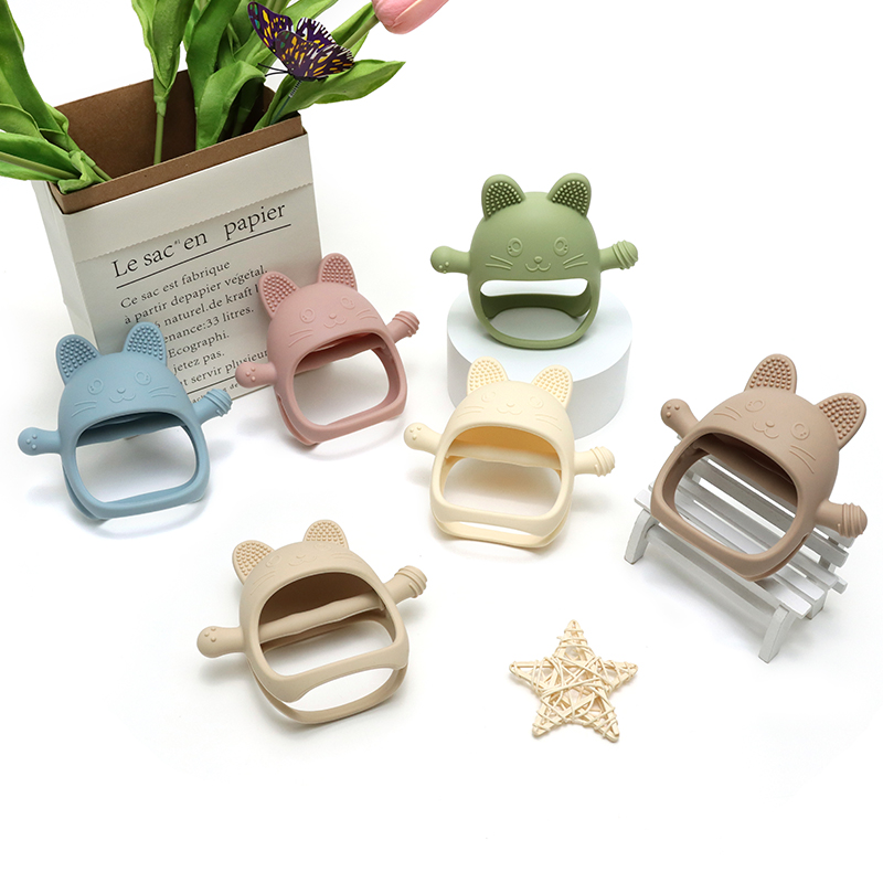 Food Grade Baby Silicone Glove - огляд і ціна Baby Mittens Scratch