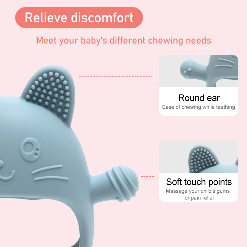 Food Grade Baby Silicone Glove - огляд і ціна Baby Mittens Scratch