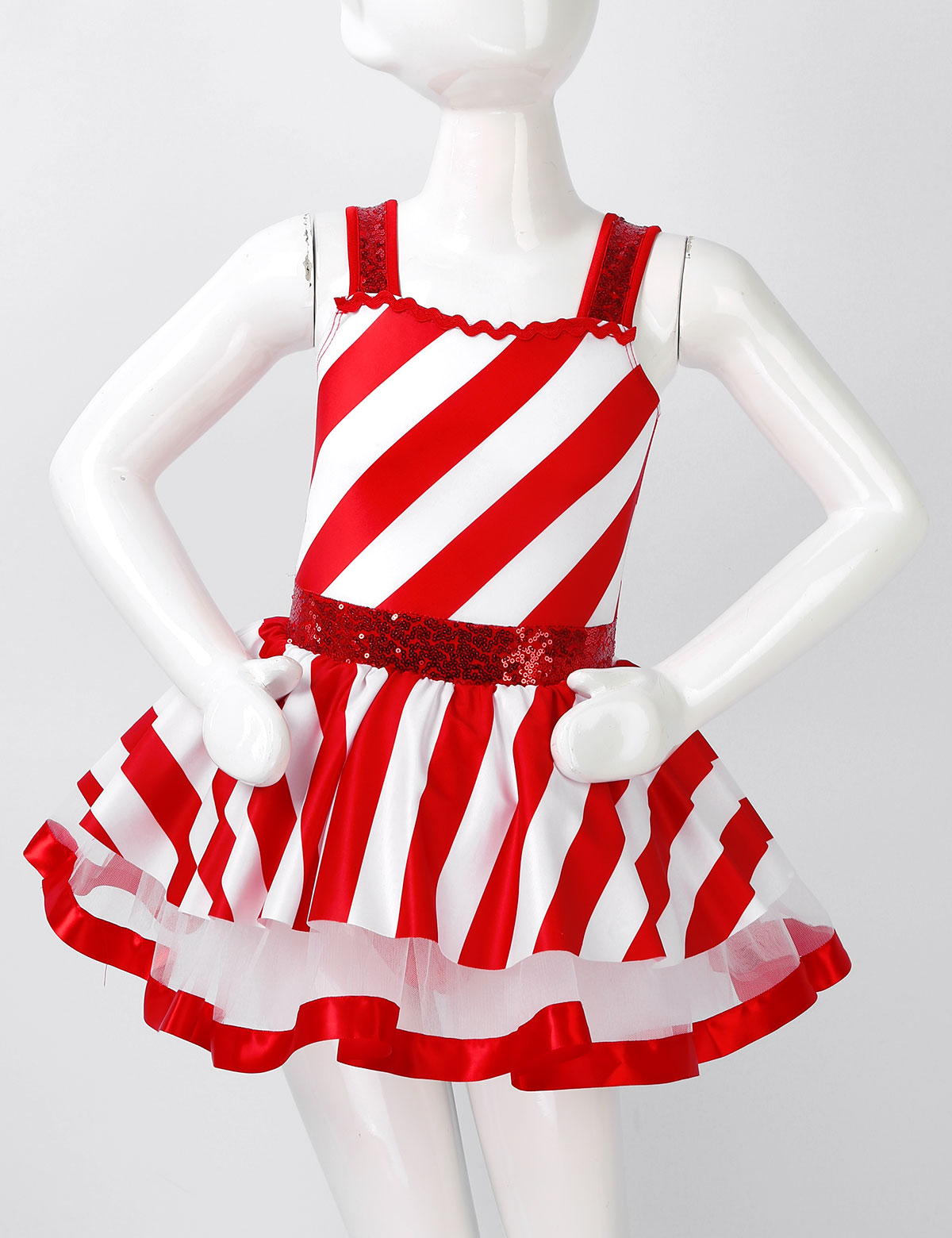 Girls Christmas Candy Cane Cos - огляд і ціна Baby Tutu Skirt